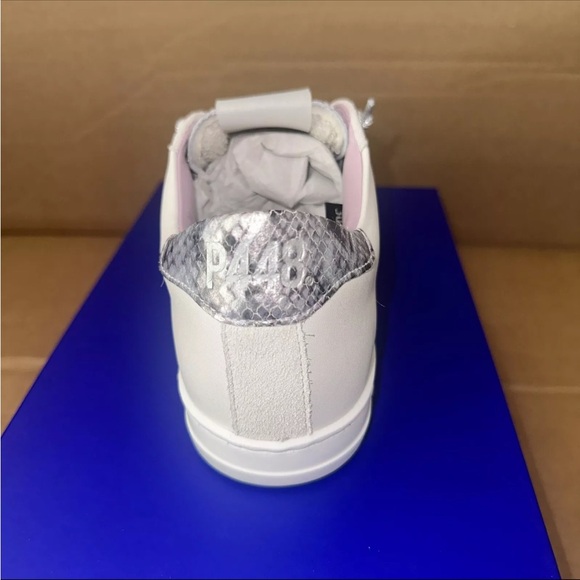 P448 F24john White/lilac You Can Surf Later” Sneakers For Women - Picture 6 of 8